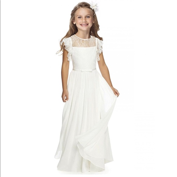 white frock for 11 year girl